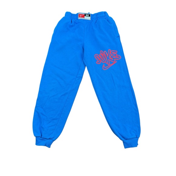 Nike Bright Blue and pink sweats and hoodie set - Picture 4 of 13